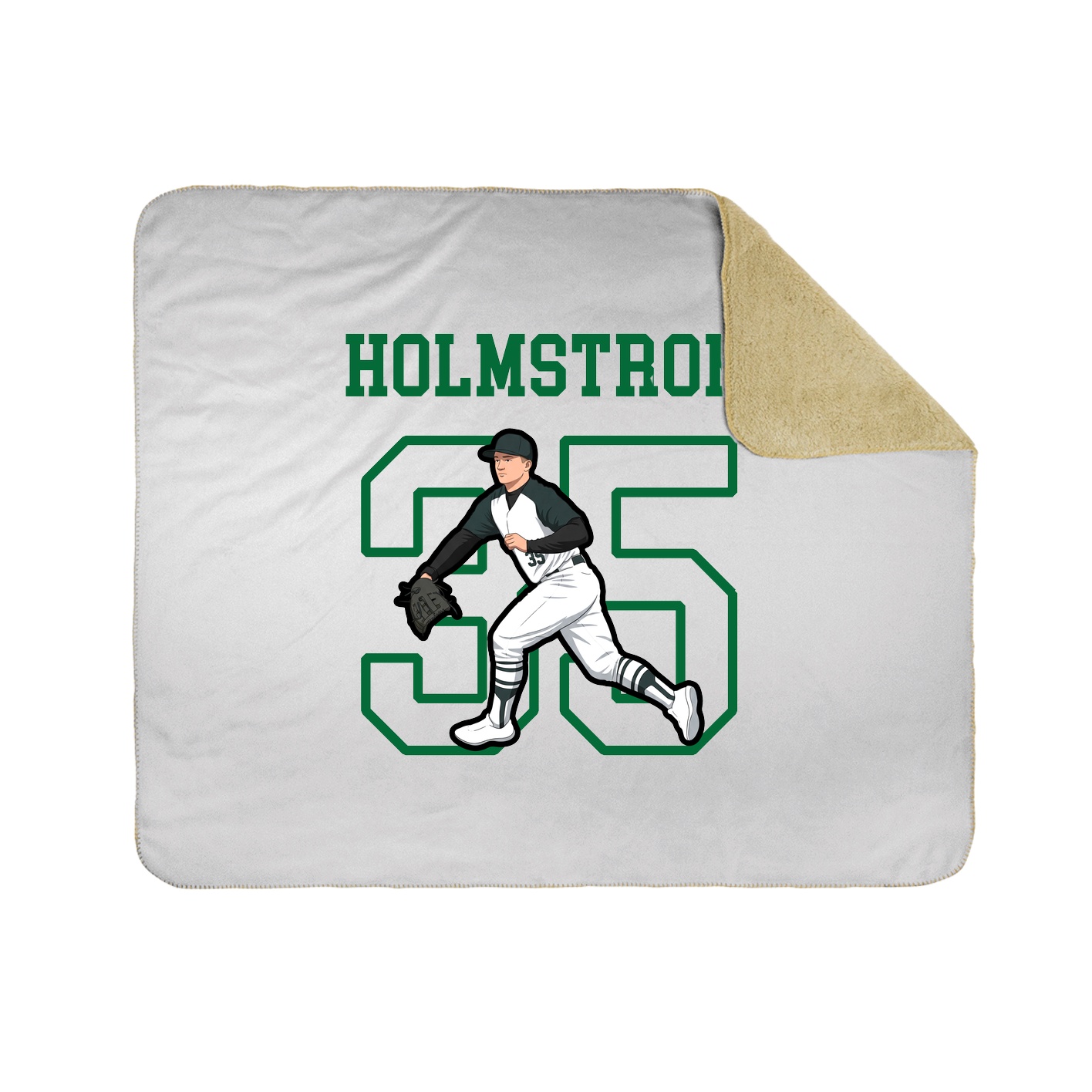 Throw Blanket — Shirsey in White