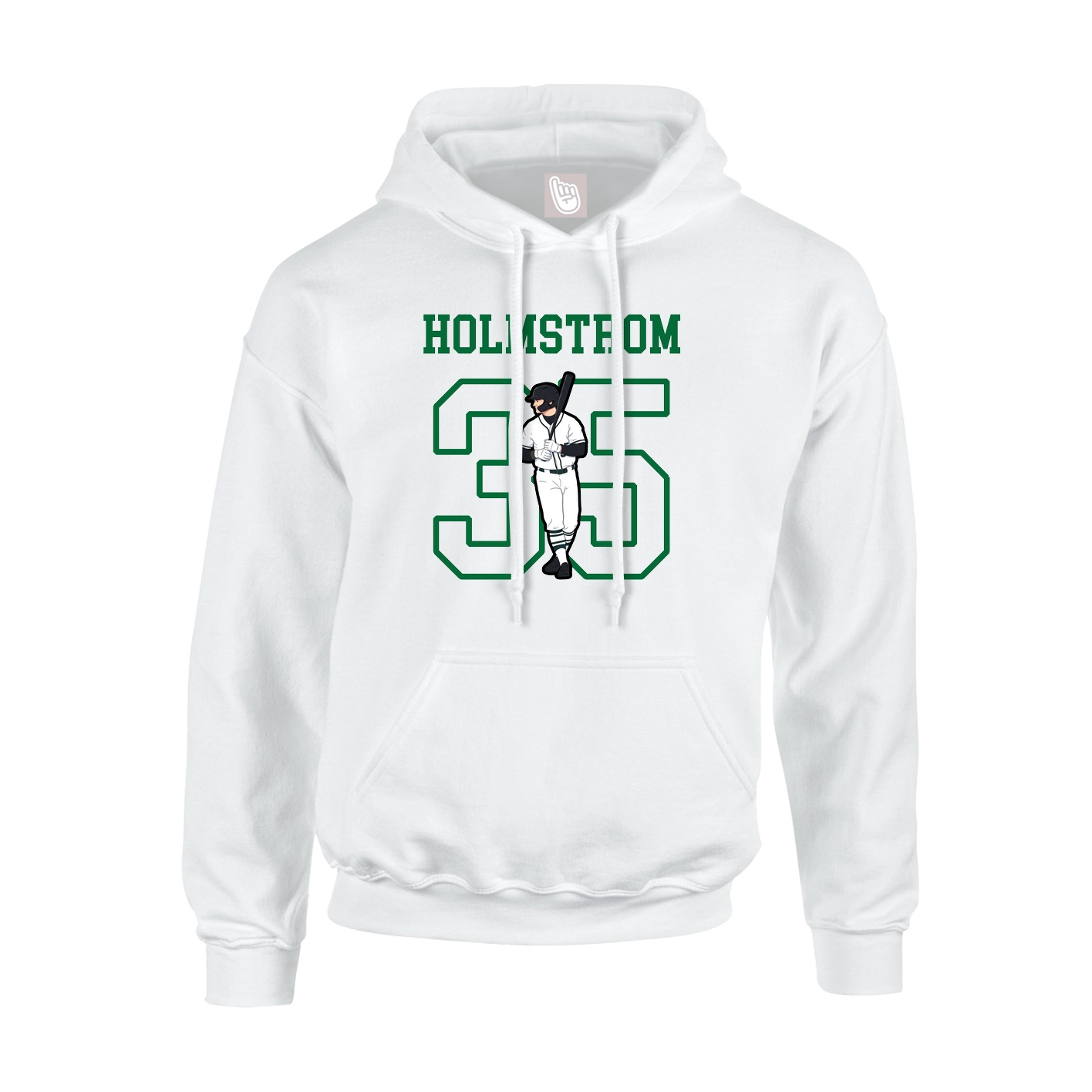 Hoodie — Shirsey in White