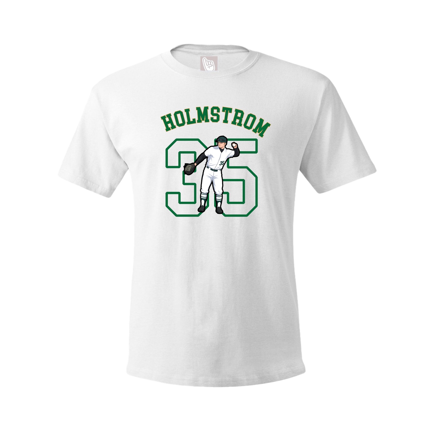 Youth Tee — Shirsey Arch in White