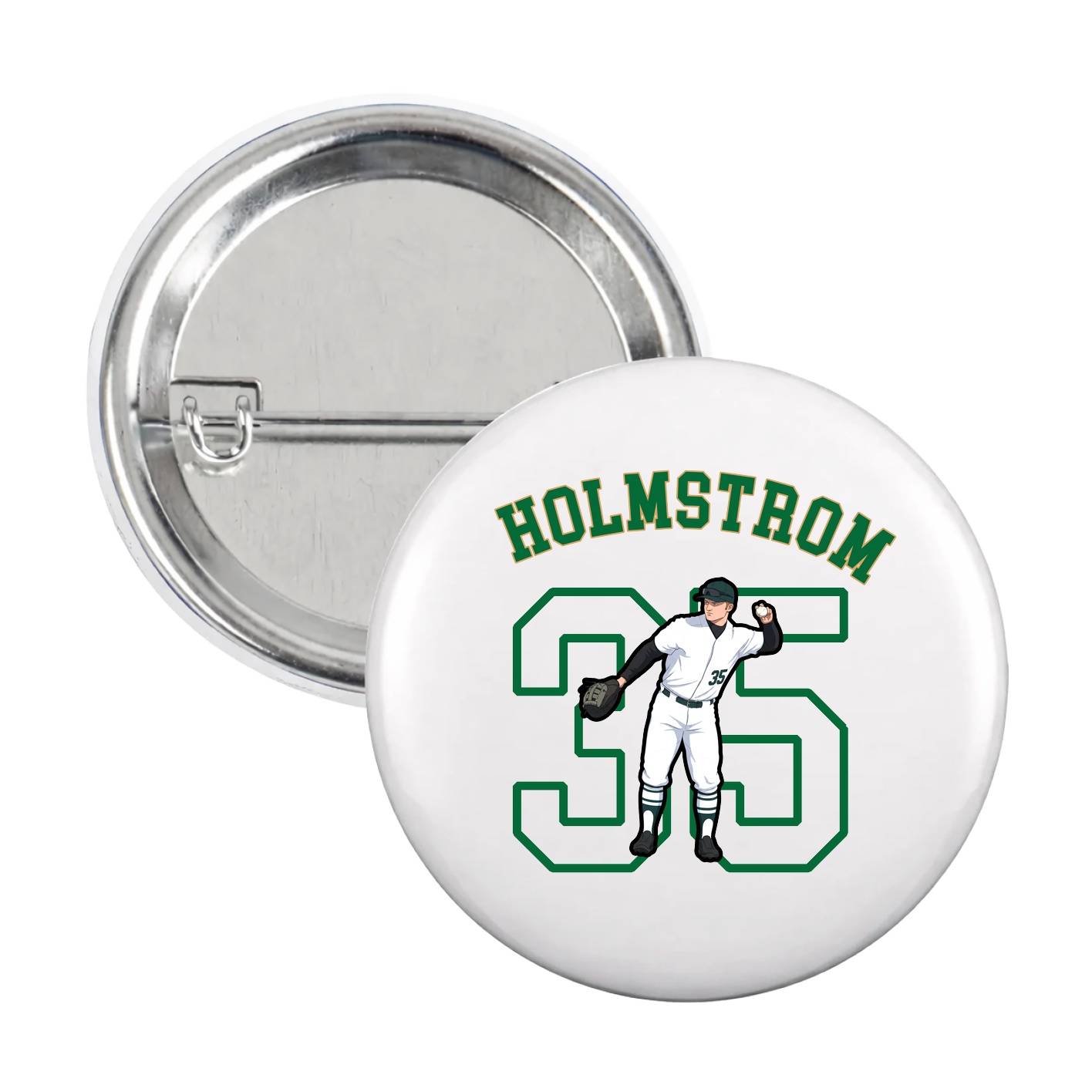 Game Day Button — Shirsey Arch in White
