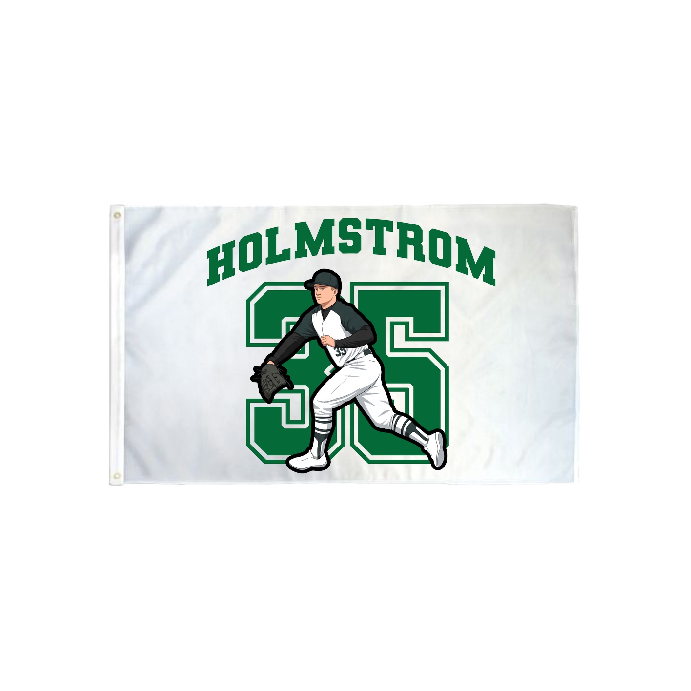 3x5 Flag — Number in Classic