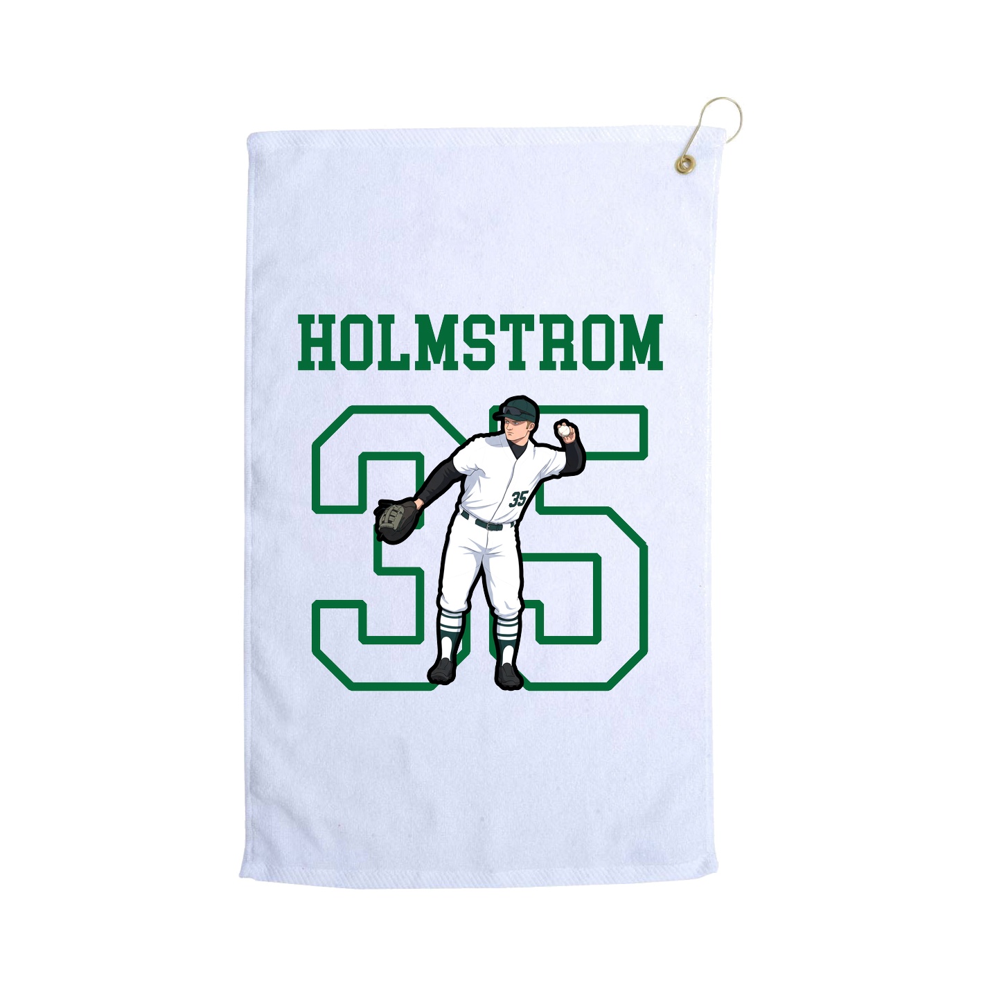 Golf Towel — Shirsey in White