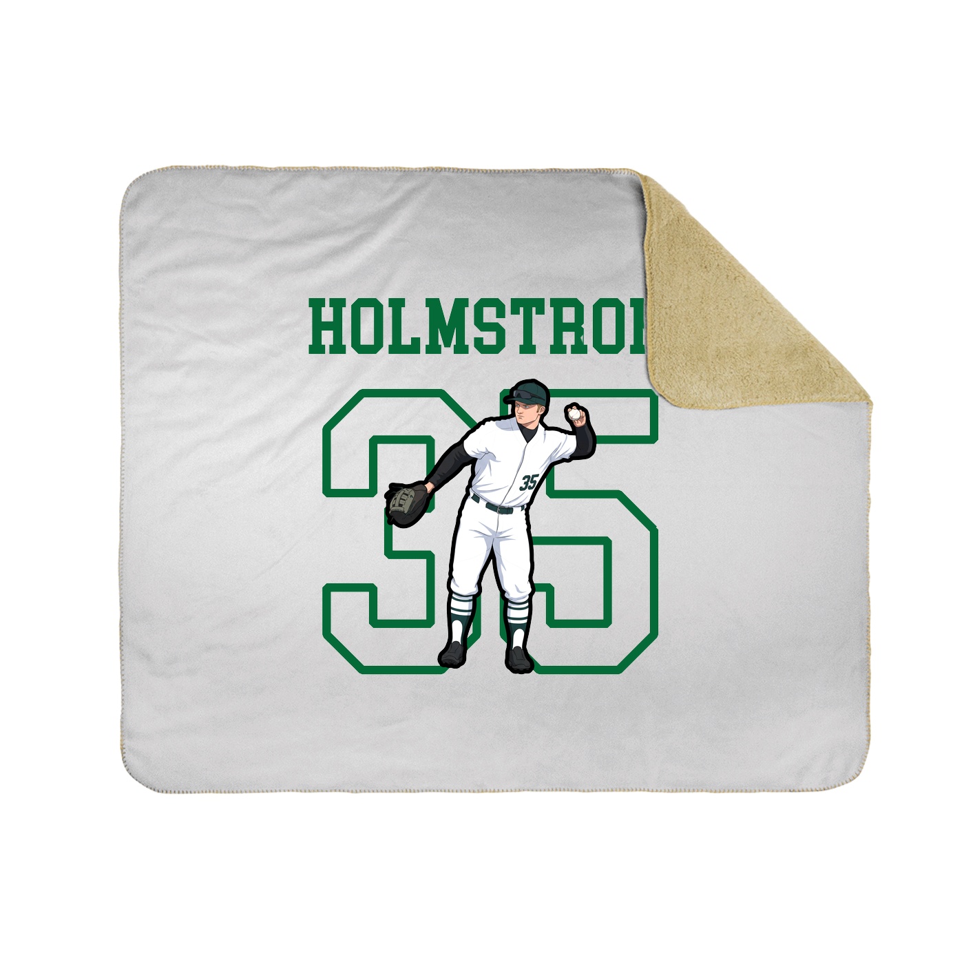 Throw Blanket — Shirsey in White