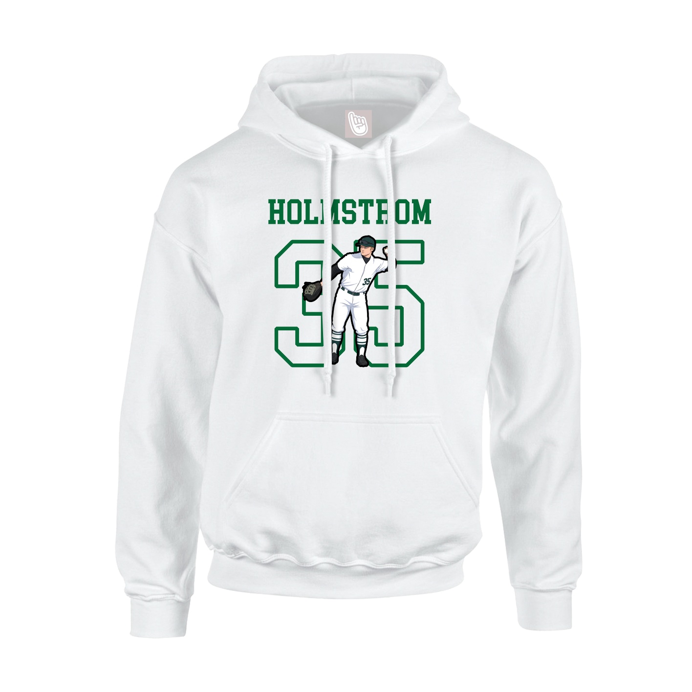 Hoodie — Shirsey in White