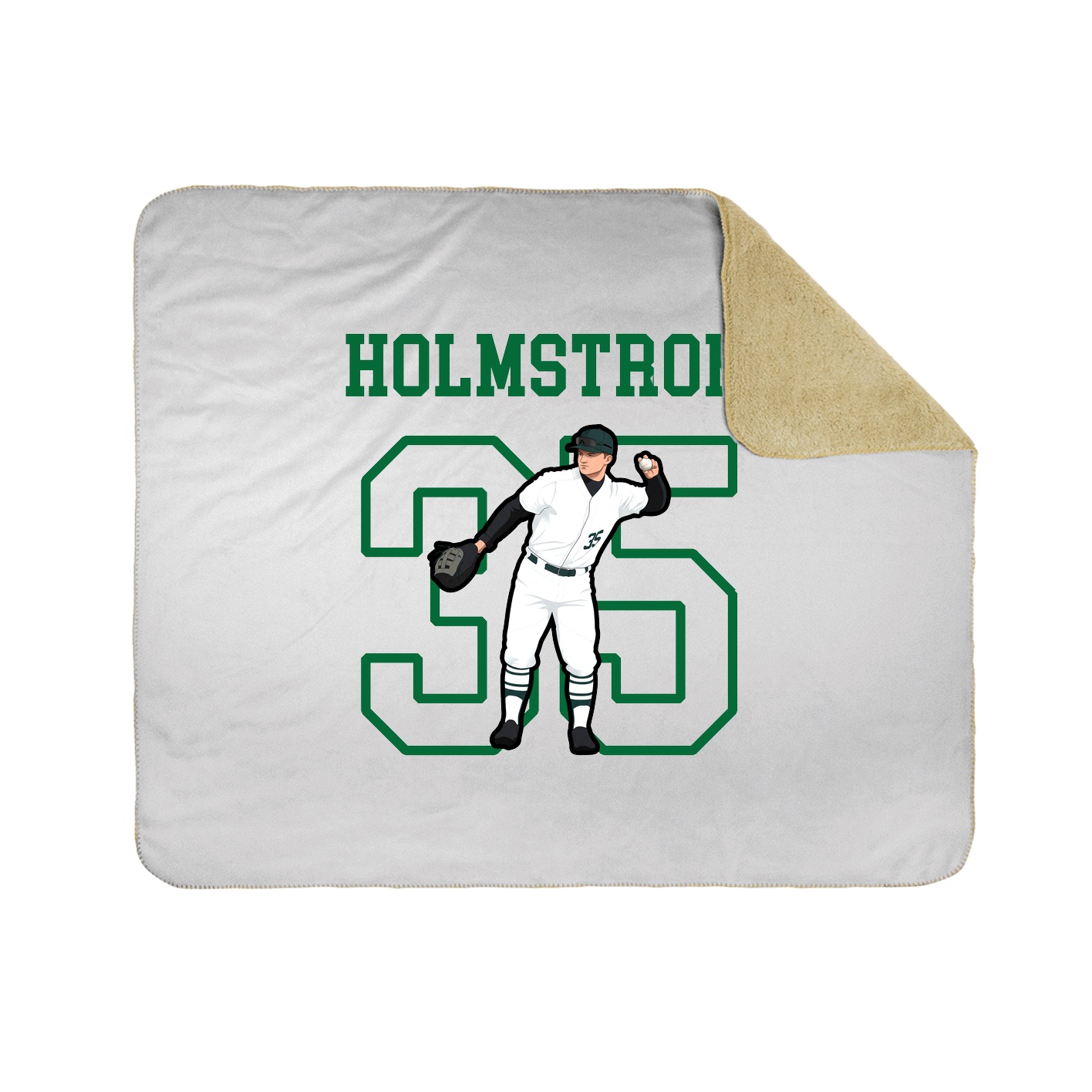 Throw Blanket — Shirsey in White