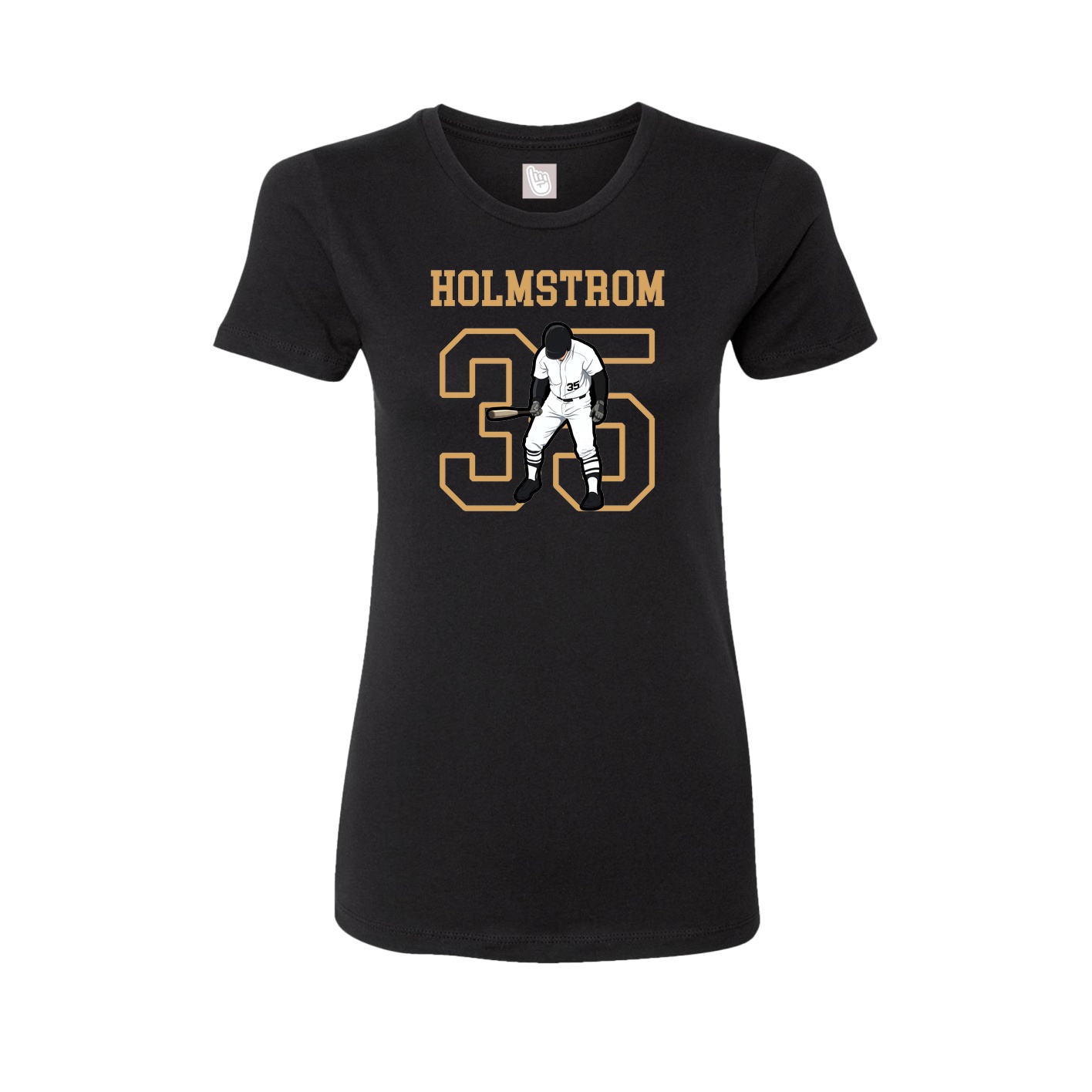 Fitted Women's Tee — Shirsey in Black