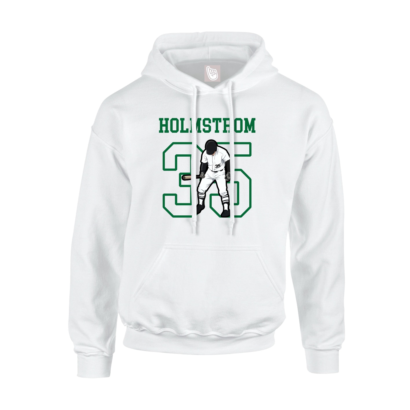 Hoodie — Shirsey in White