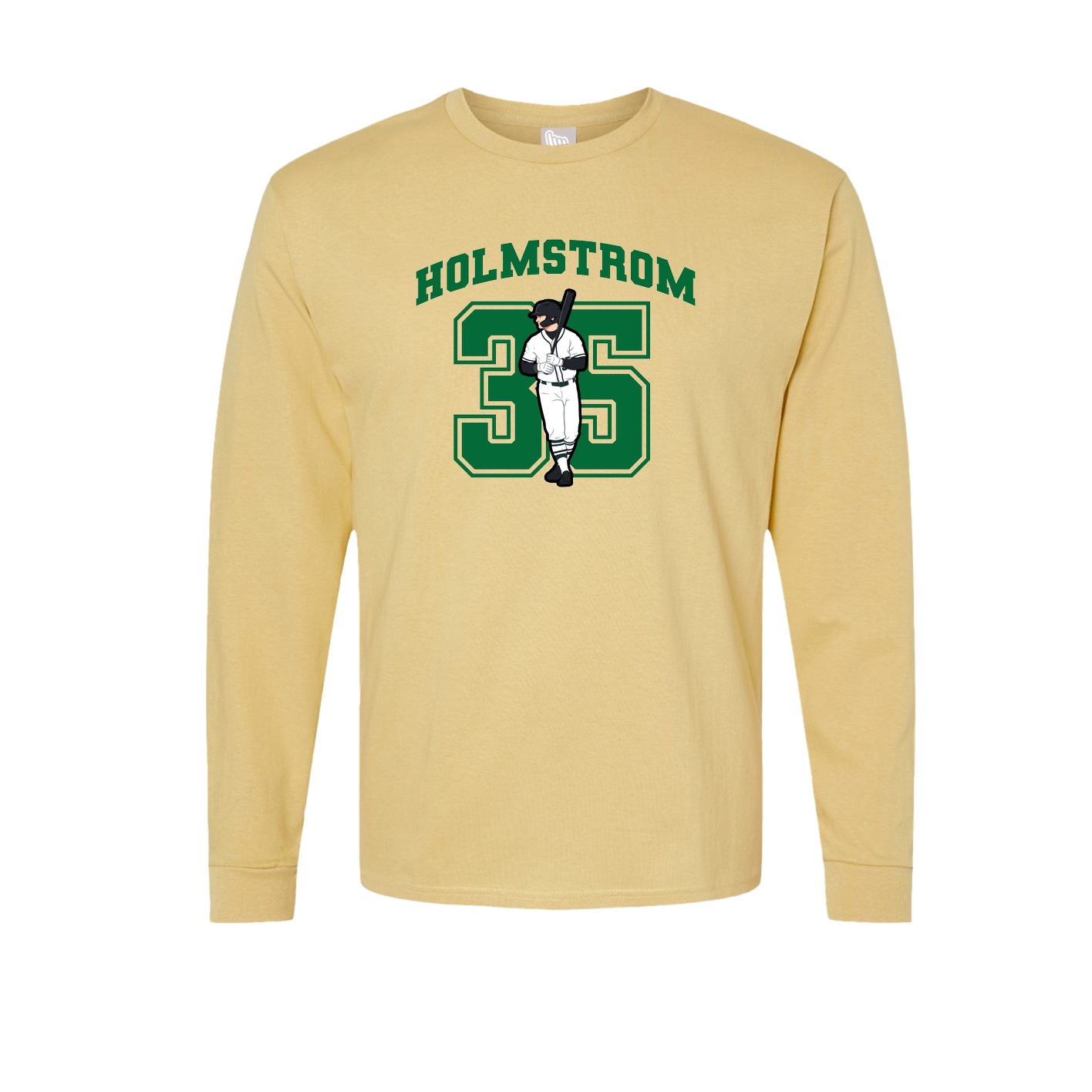 Long Sleeve Tee — Number in Vegas Gold