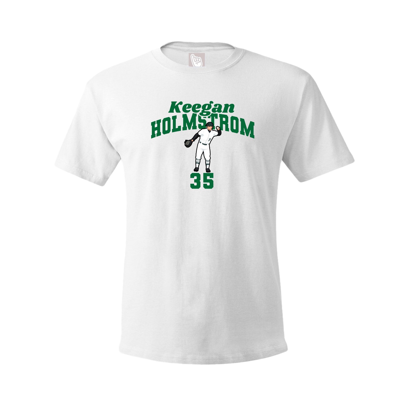 Youth Tee — Signature Arch in White
