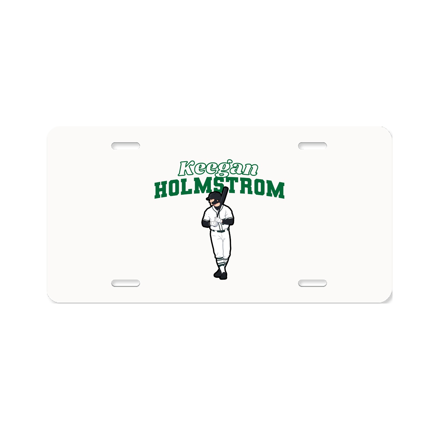 License Plate — Name Arch in Classic