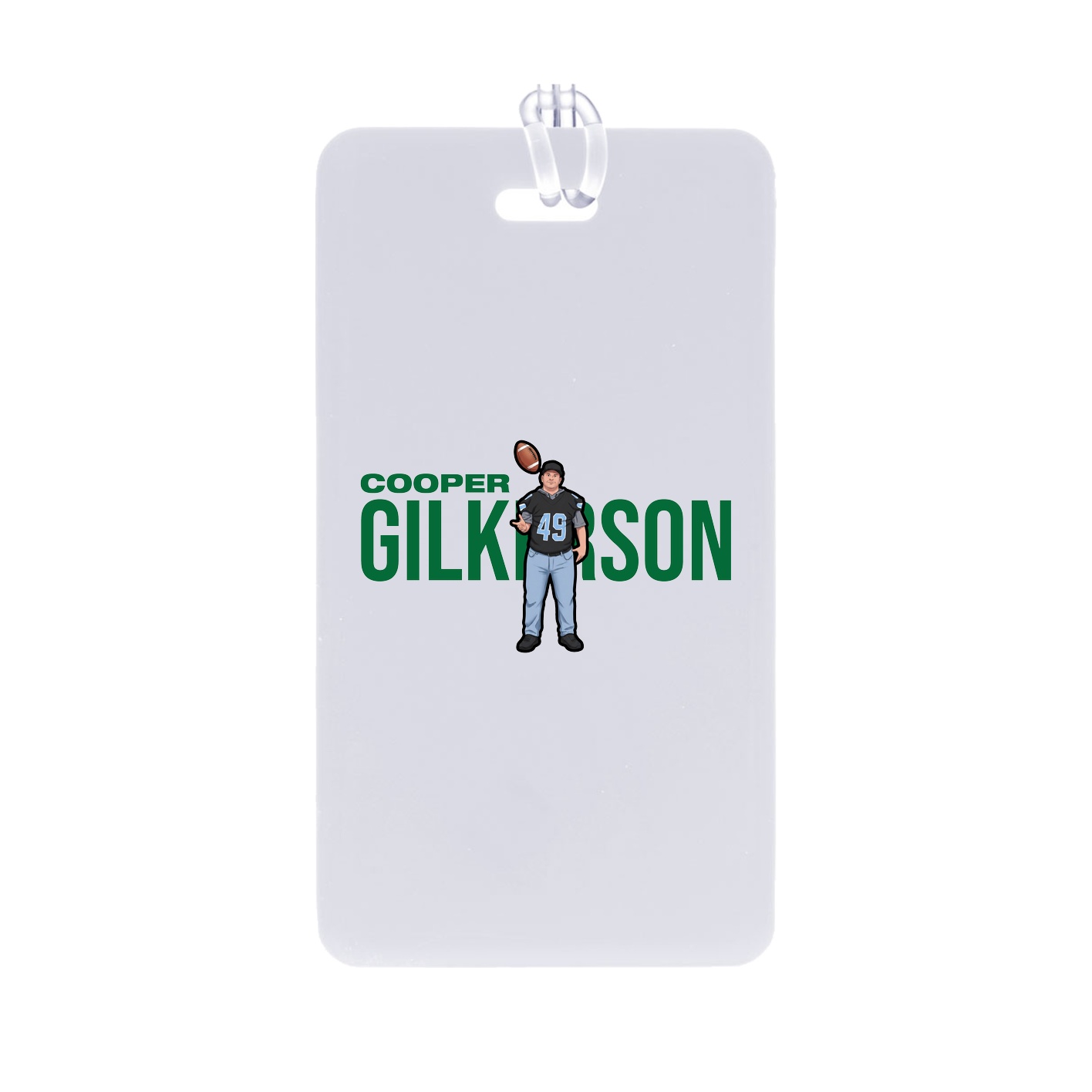 Bag Tag — Player Name in Classic