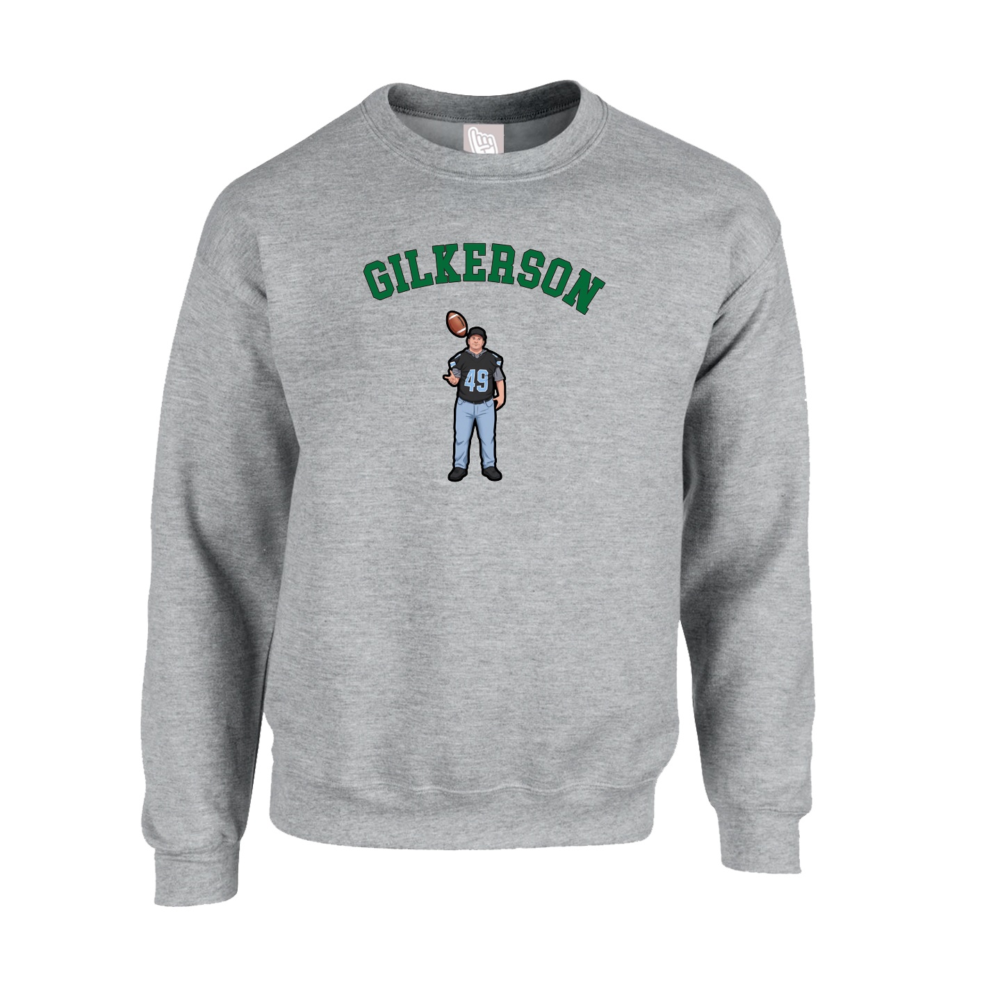 Fleece Crew — Shirsey Arch in Grey