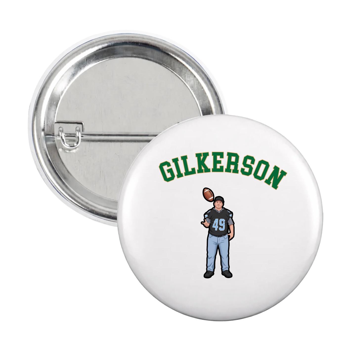 Game Day Button — Shirsey Arch in White