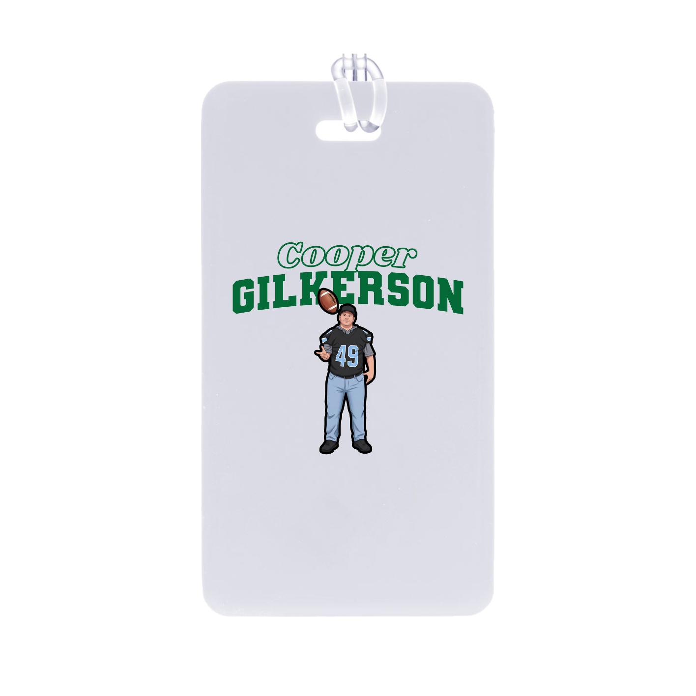 Bag Tag — Name Arch in Classic