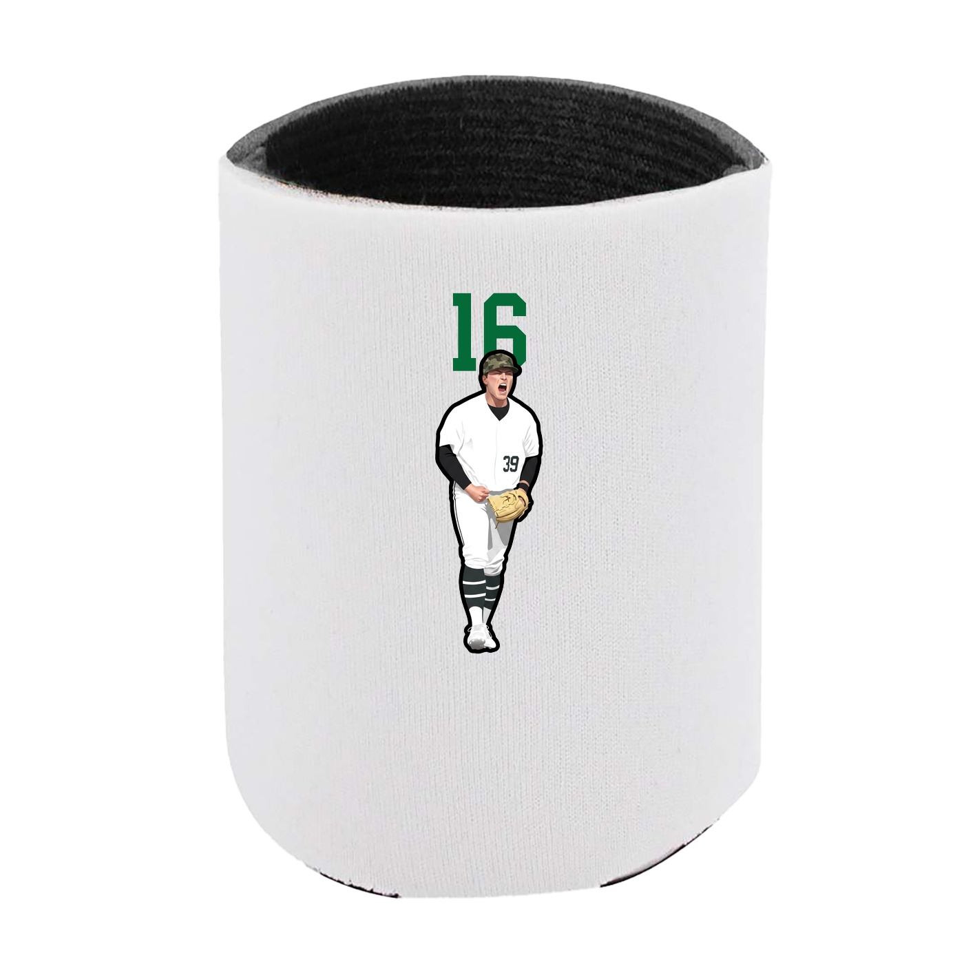 Can Holder — Number Top in White