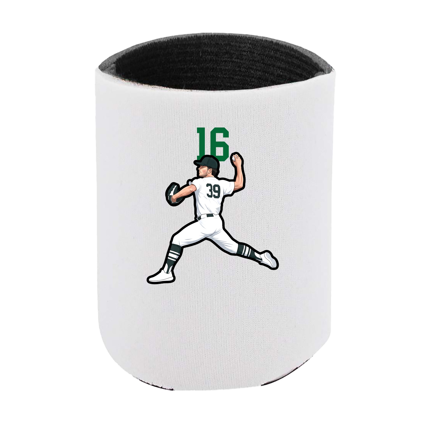 Can Holder — Number Top in White