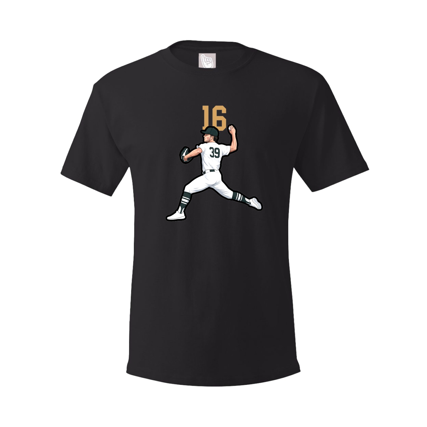 Tee — Number Top in Black
