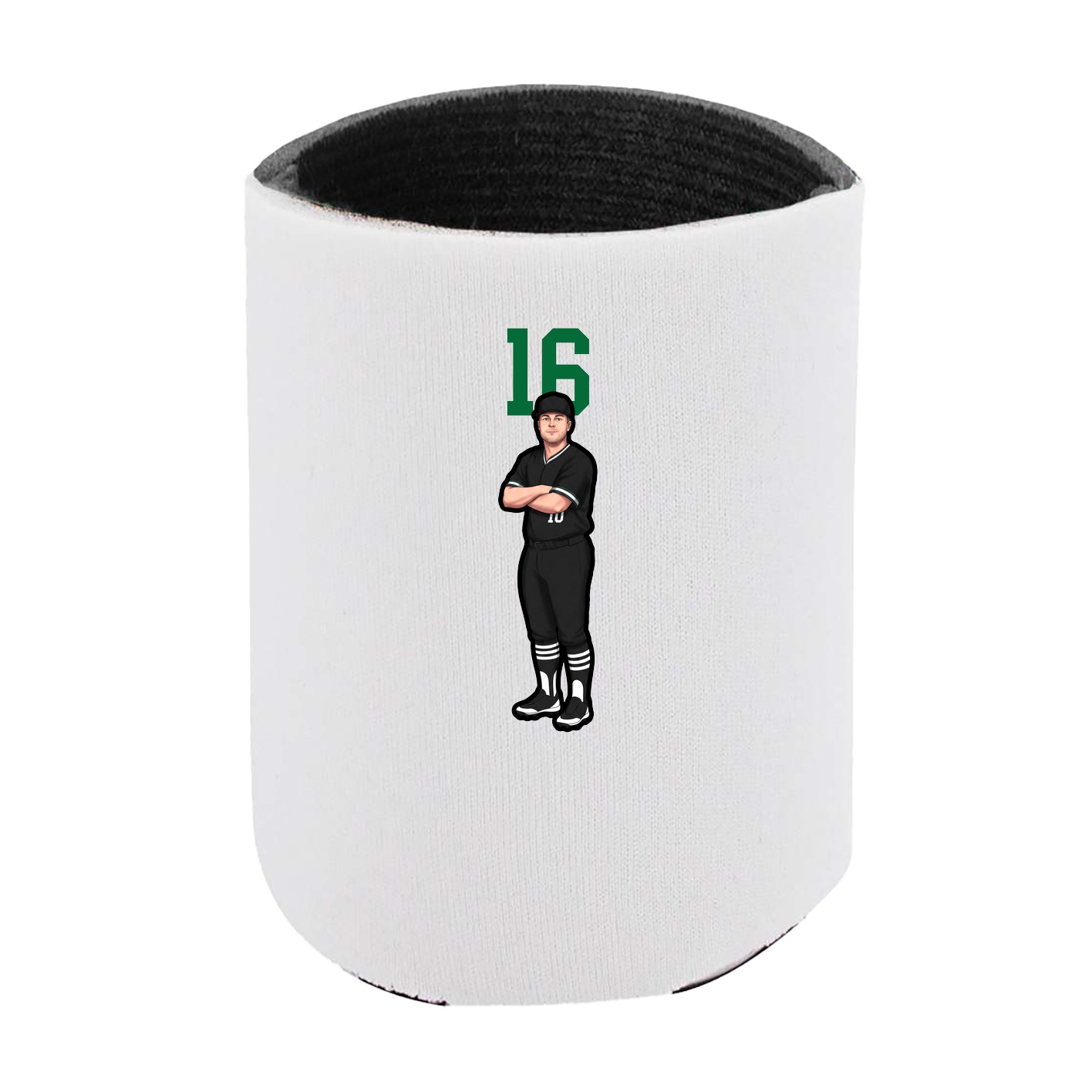 Can Holder — Number Top in White