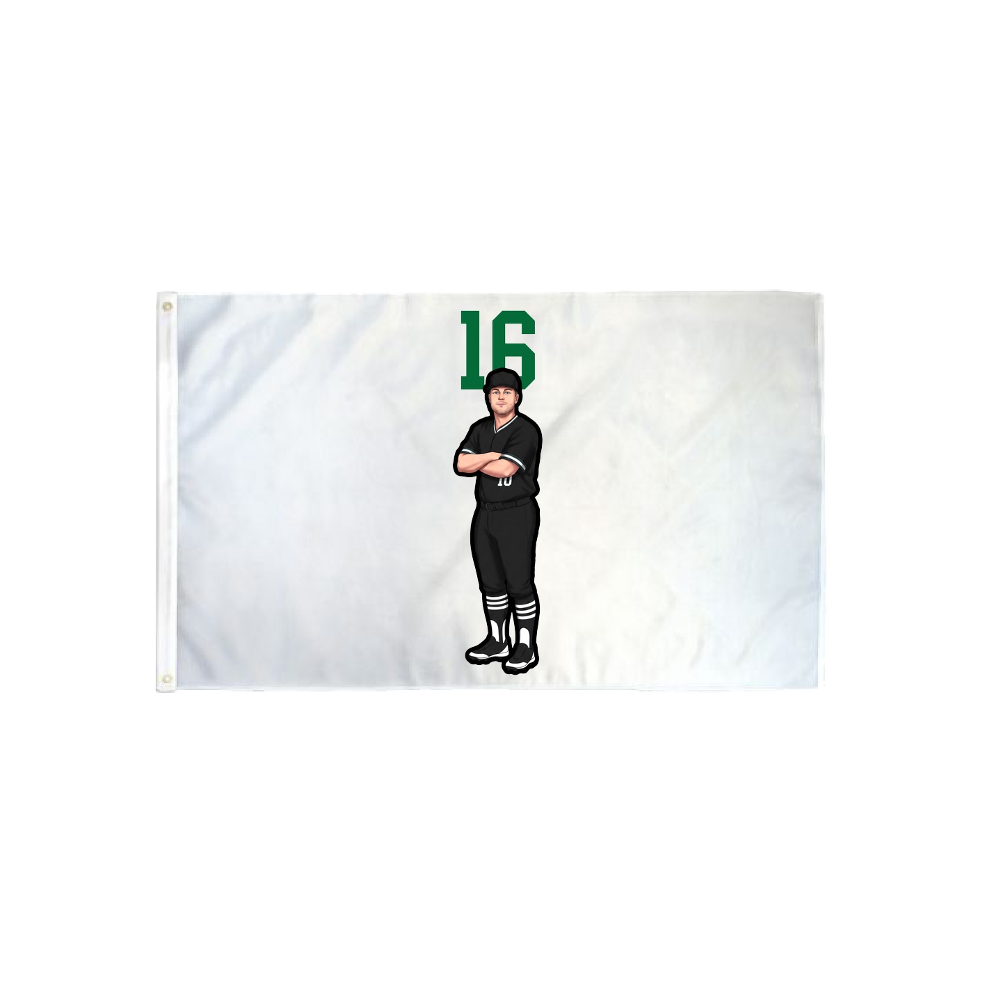 3x5 Flag — Number Top in Classic