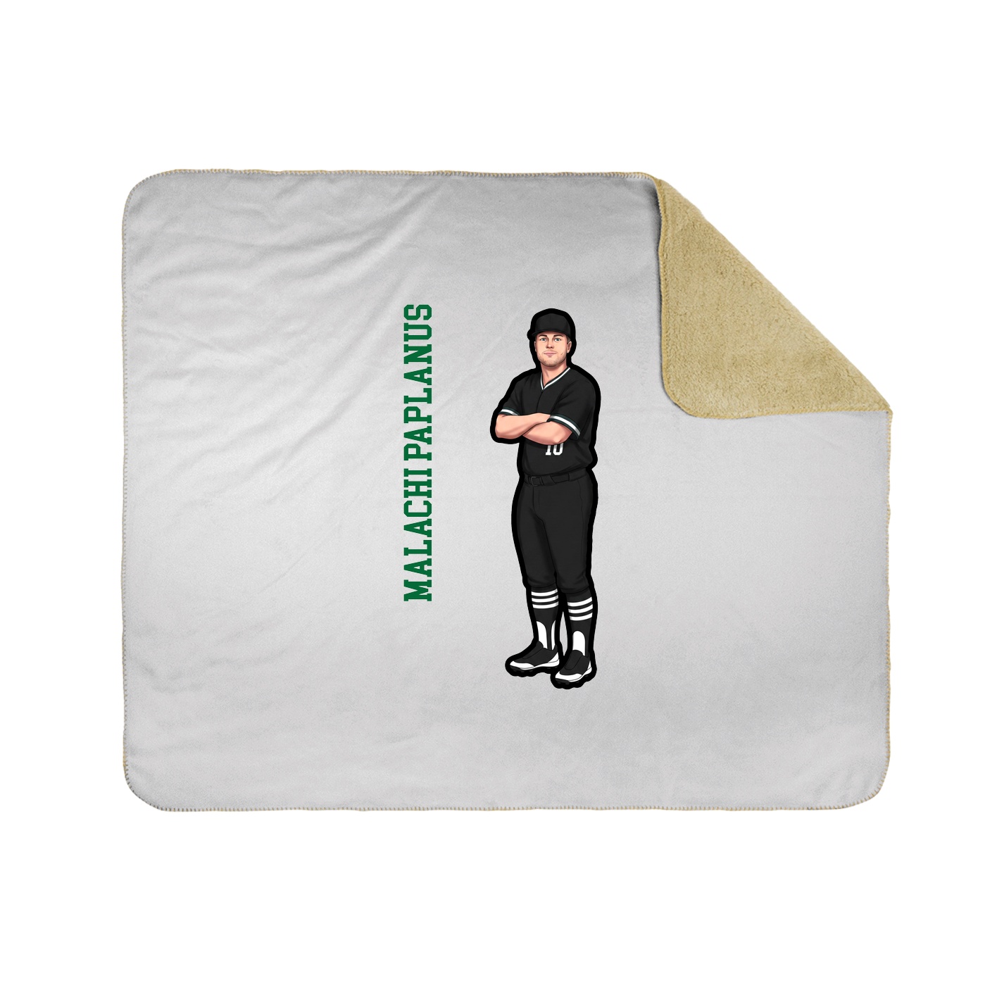 50x60 Sherpa Lined Throw Blanket