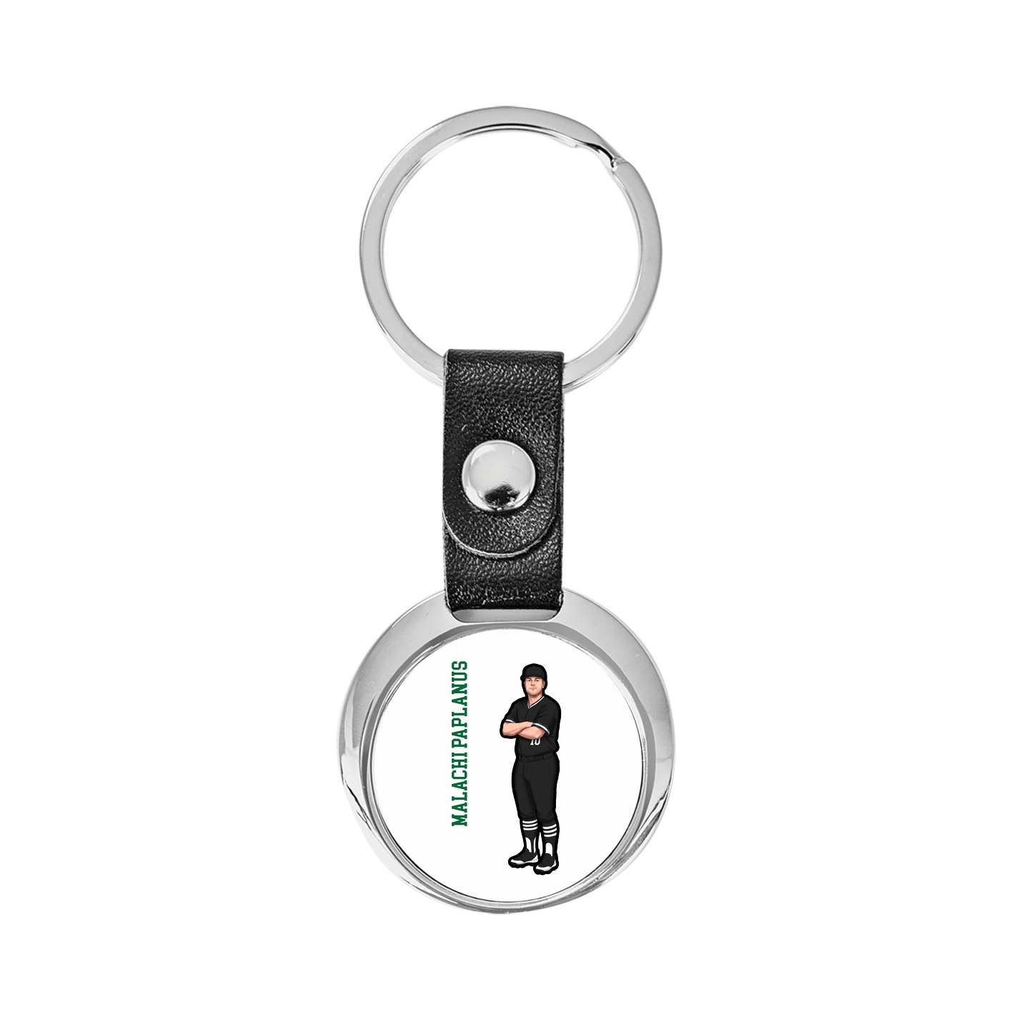 Key Chain — Name Vertical in Classic