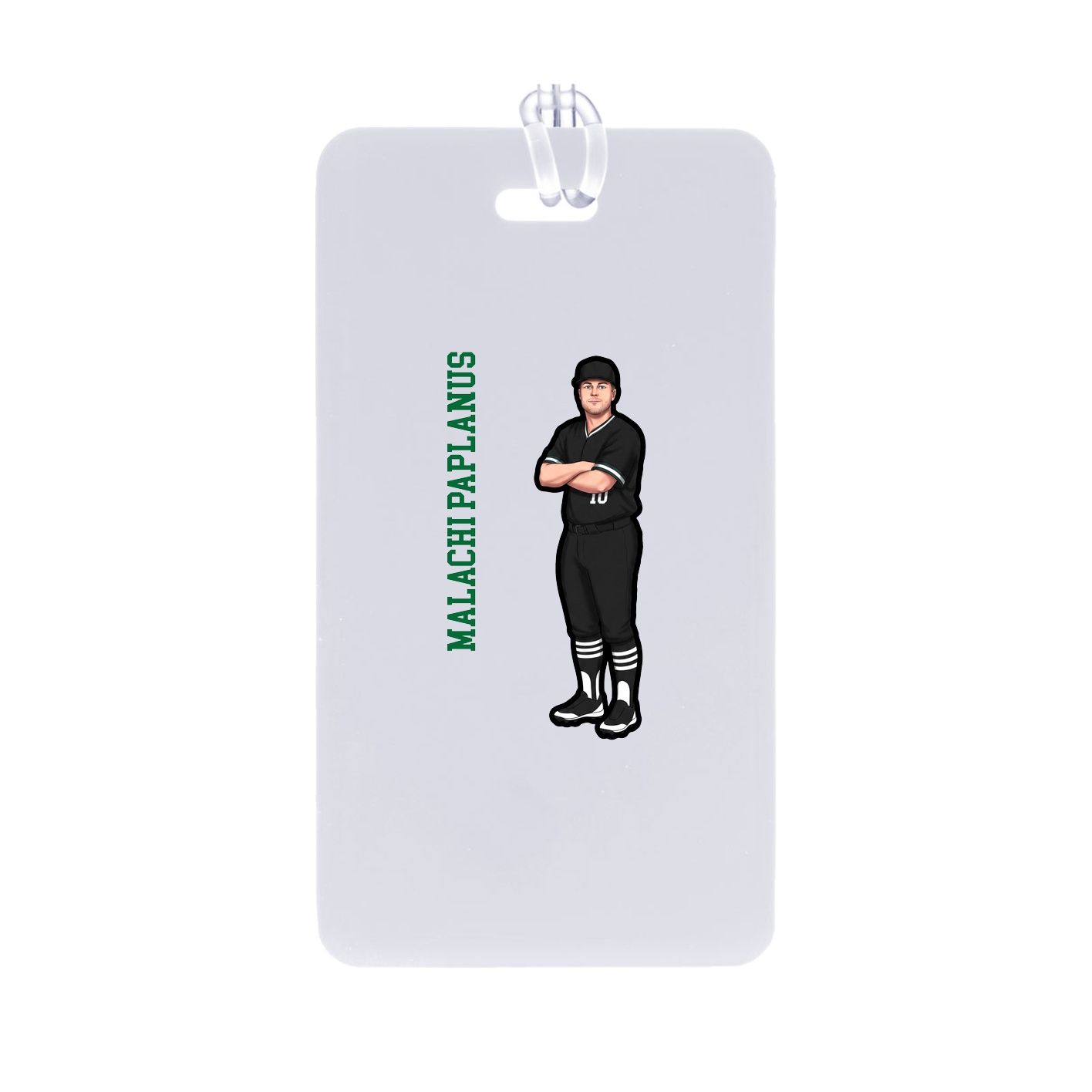 Bag Tag — Name Vertical in Classic