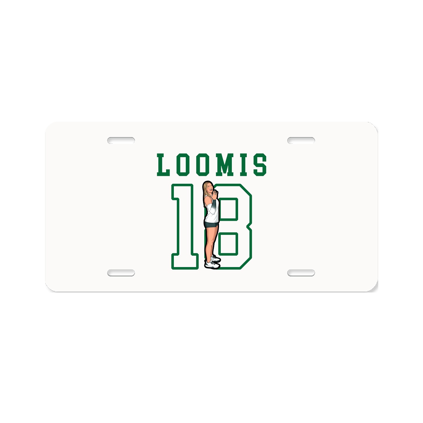 License Plate — Shirsey in Classic