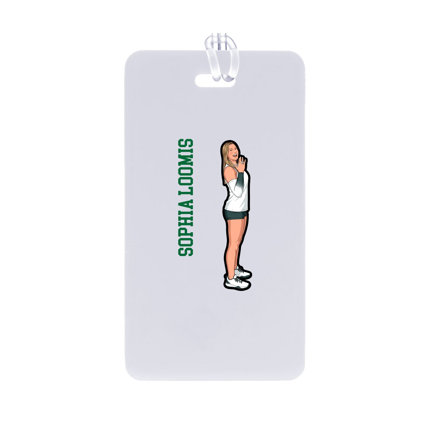 Bag Tag — Name Vertical in Classic
