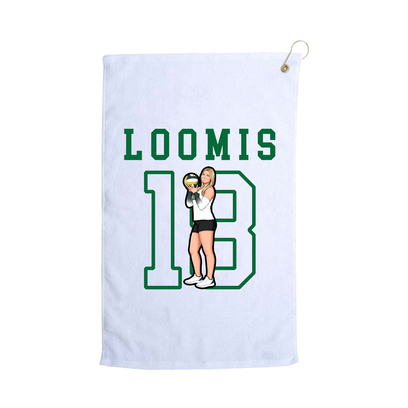 Golf Towel — Shirsey in White