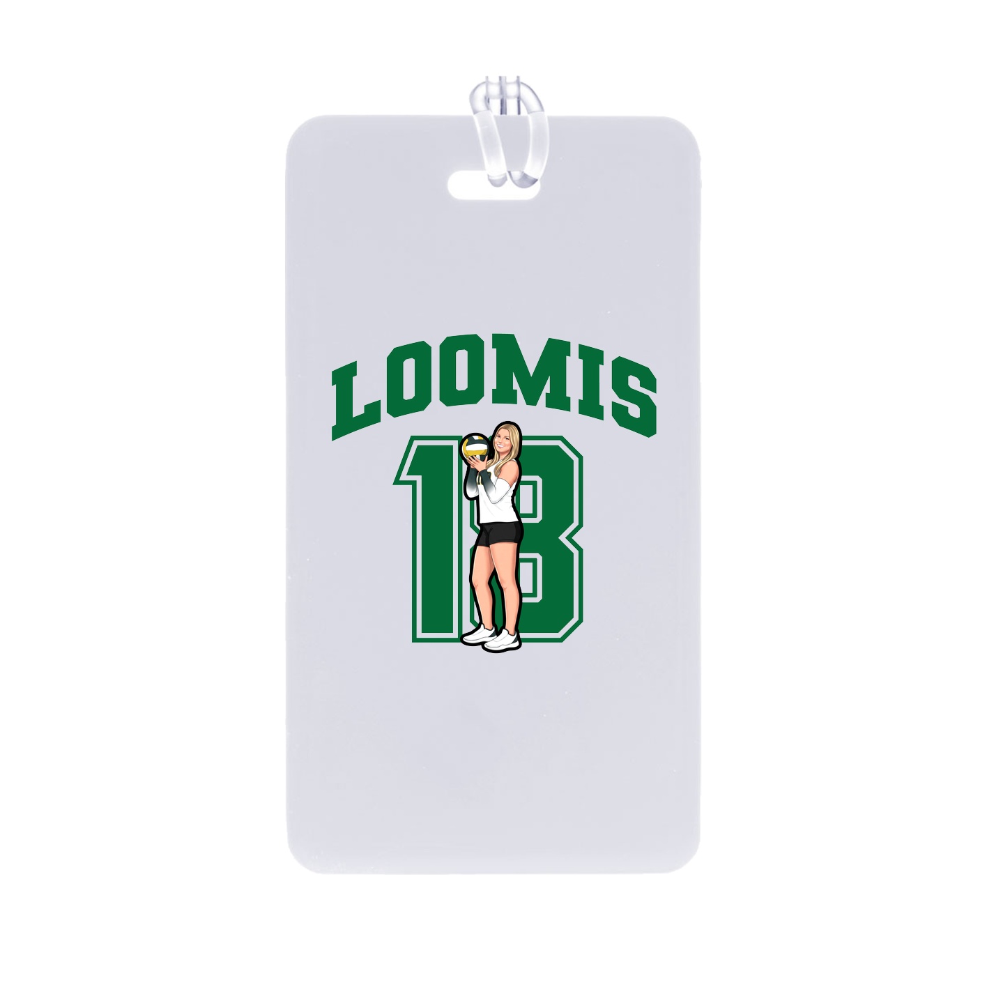 Bag Tag — Number in Classic