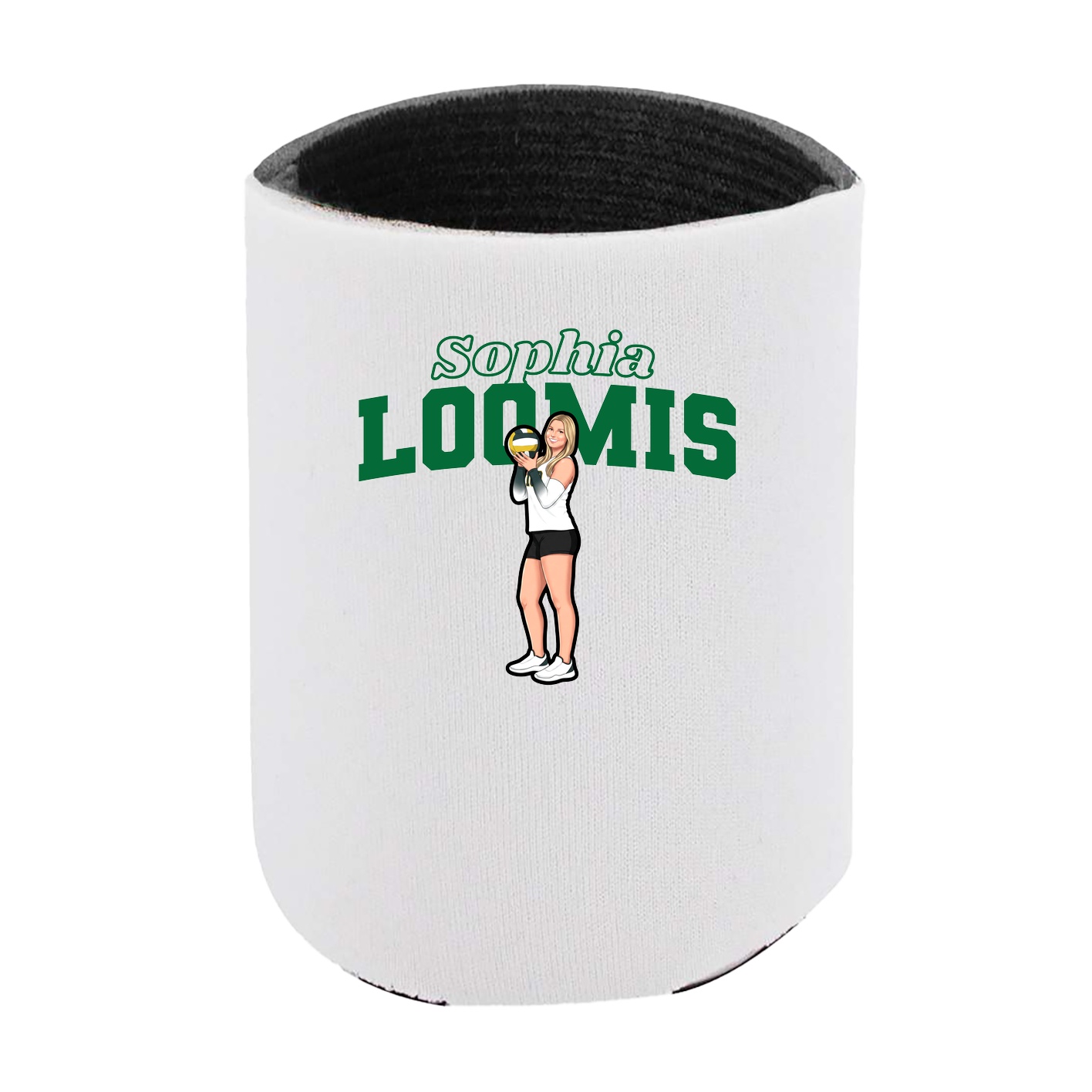 Can Holder — Name Arch in White