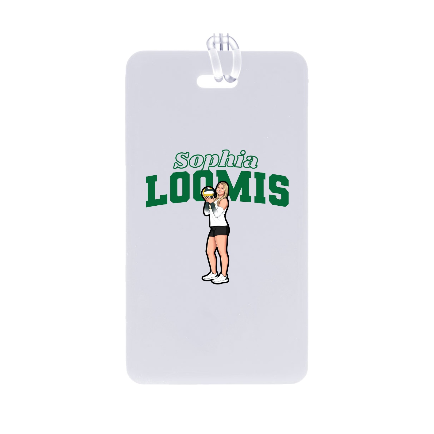 Bag Tag — Name Arch in Classic