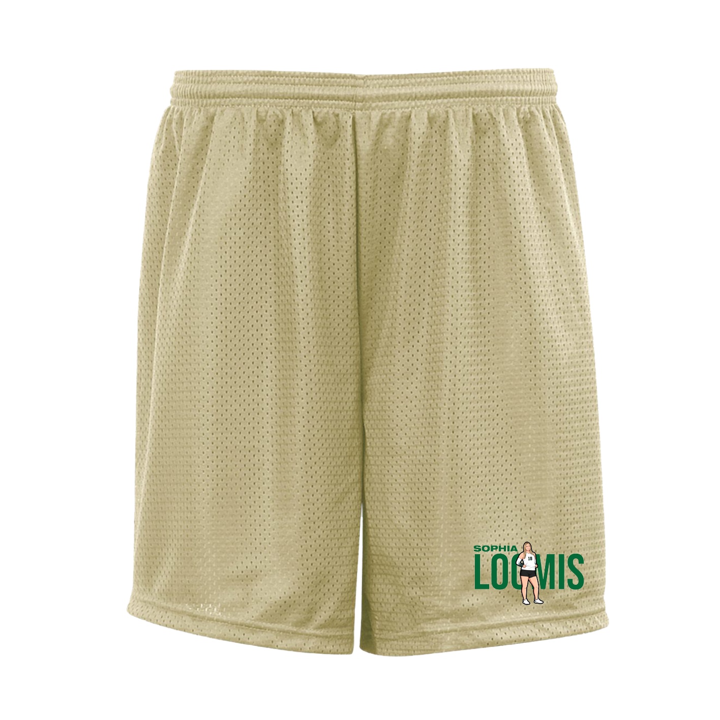 Shorts — Player Name in Vegas Gold