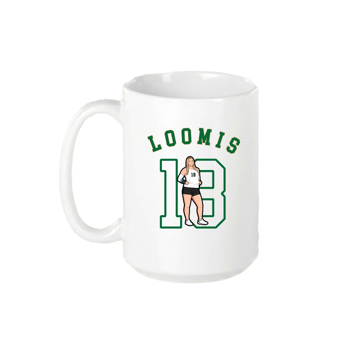 15oz Coffee Mug — Shirsey Arch in White