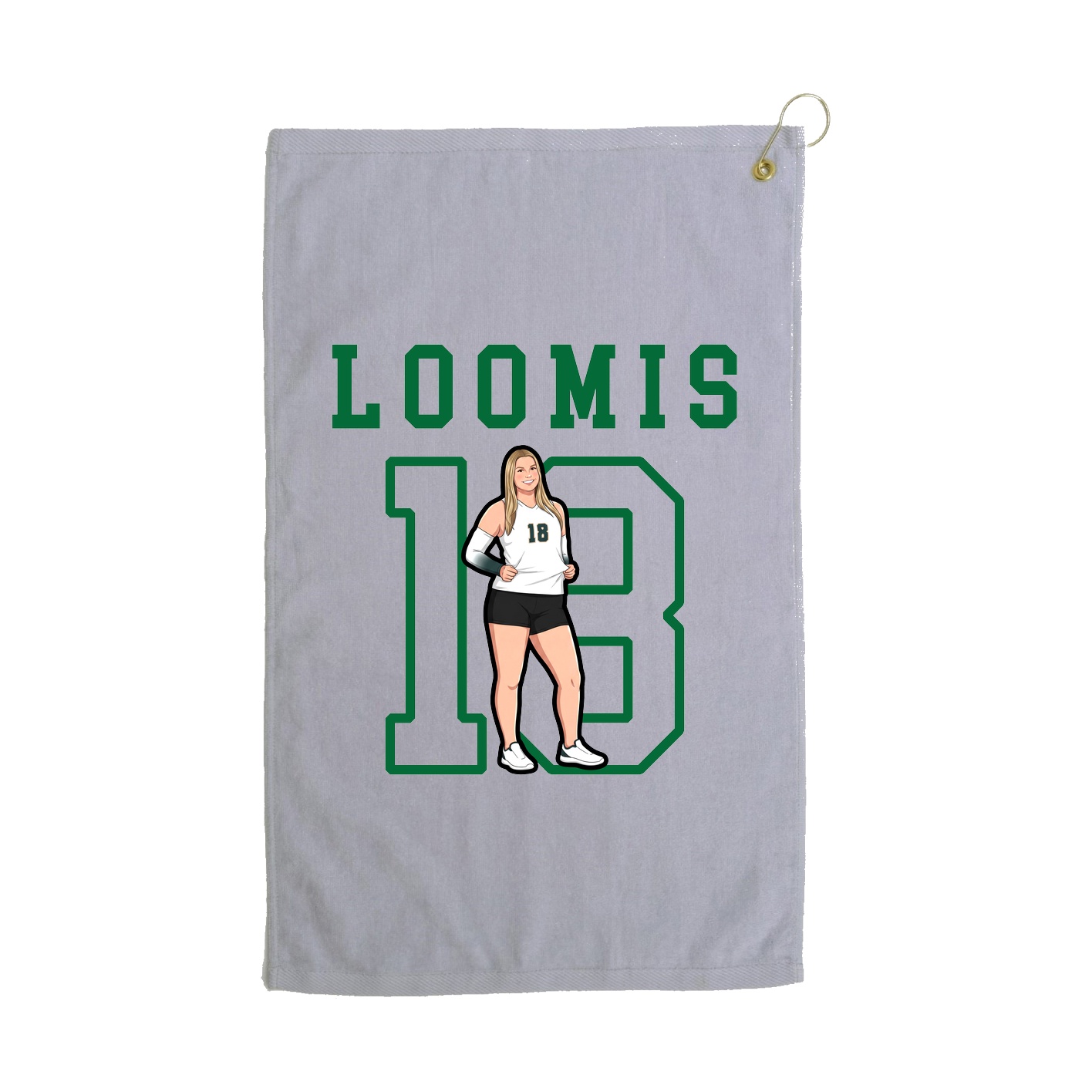 Golf Towel — Shirsey in Grey