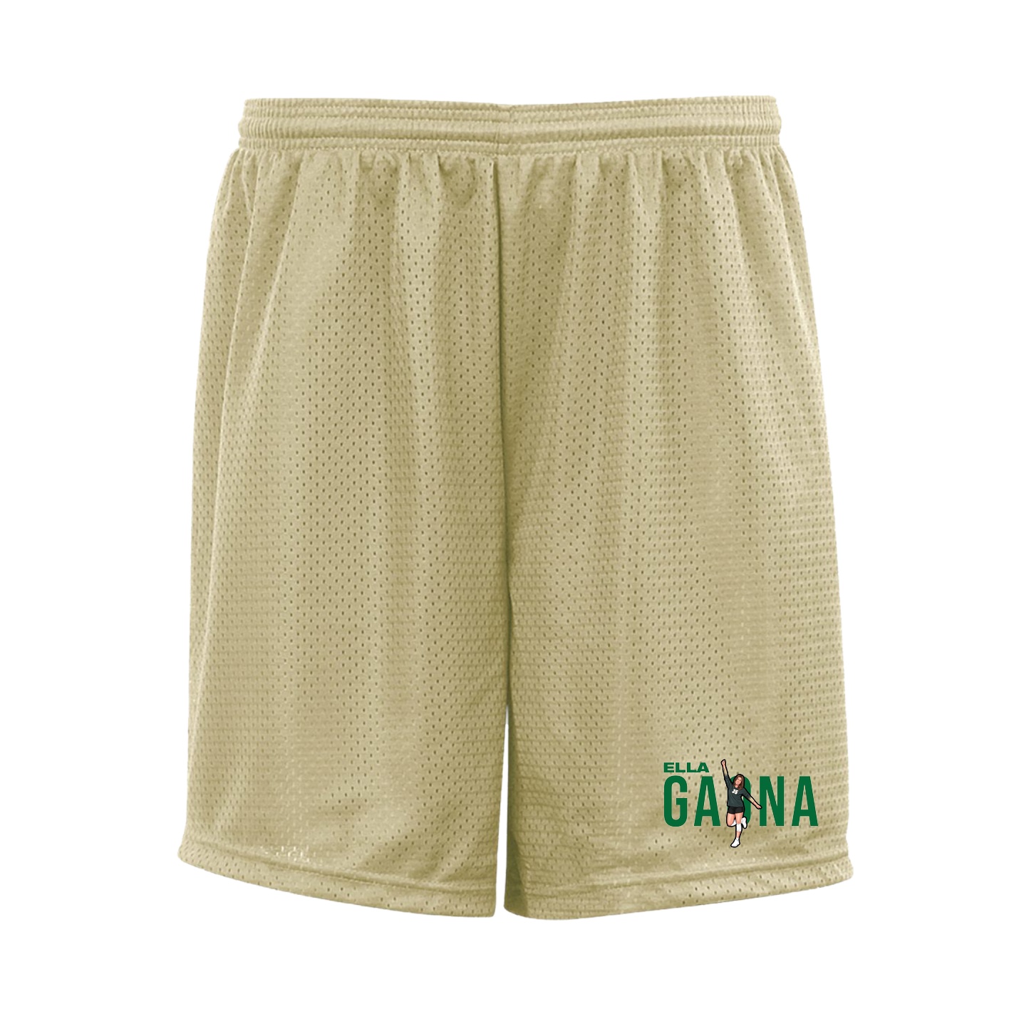 Shorts — Player Name in Vegas Gold