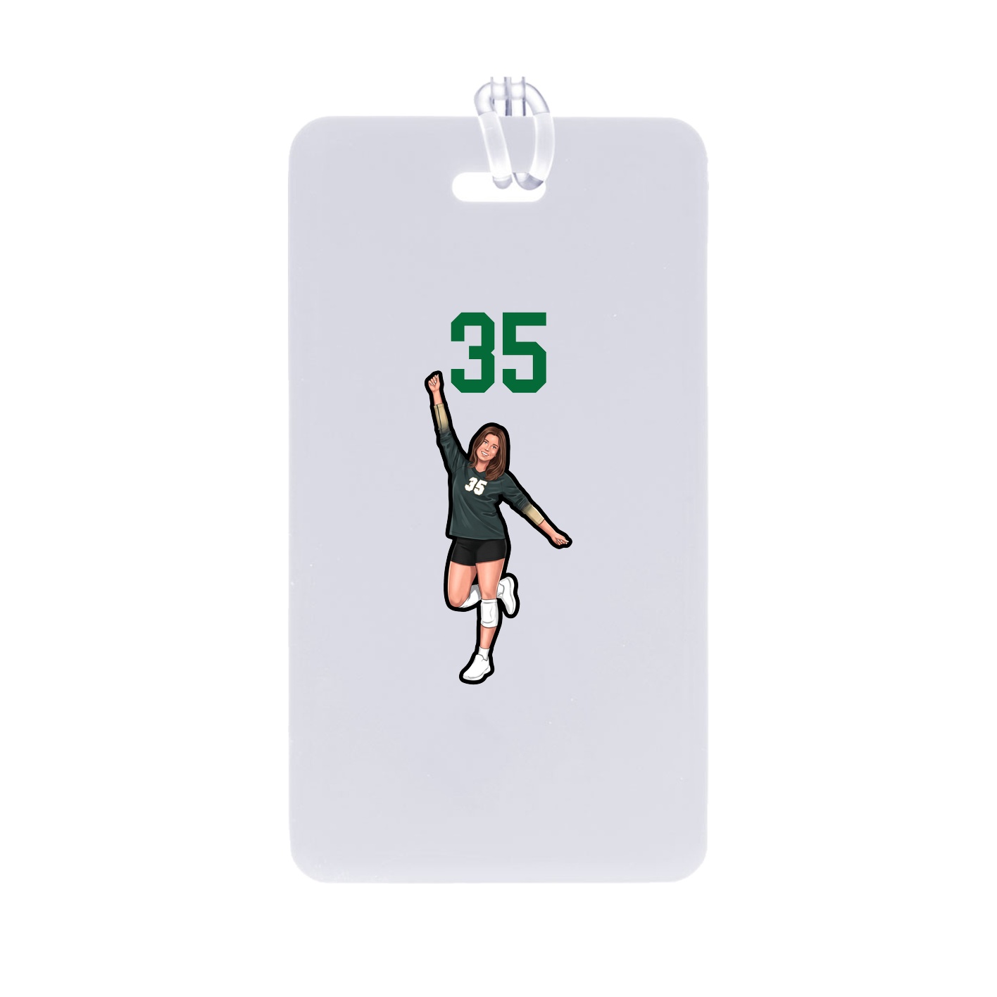 Bag Tag — Number Top in Classic