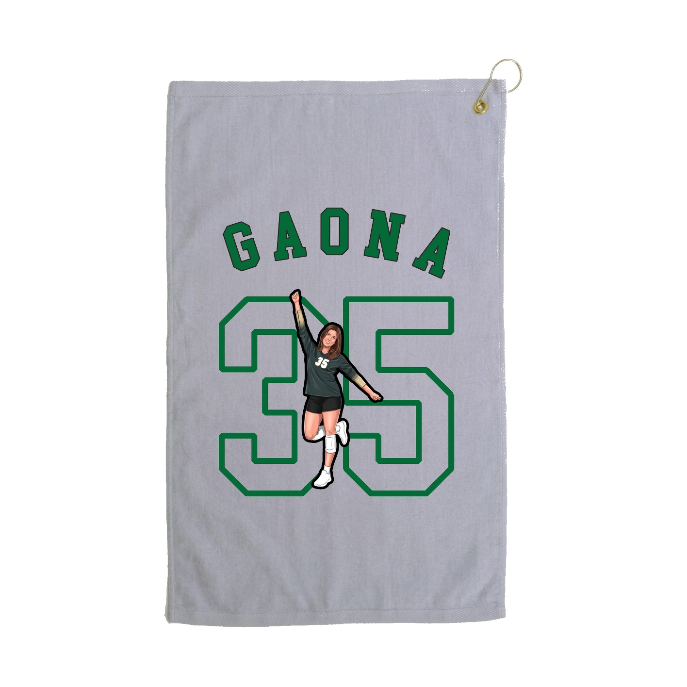 Golf Towel — Shirsey Arch in Grey