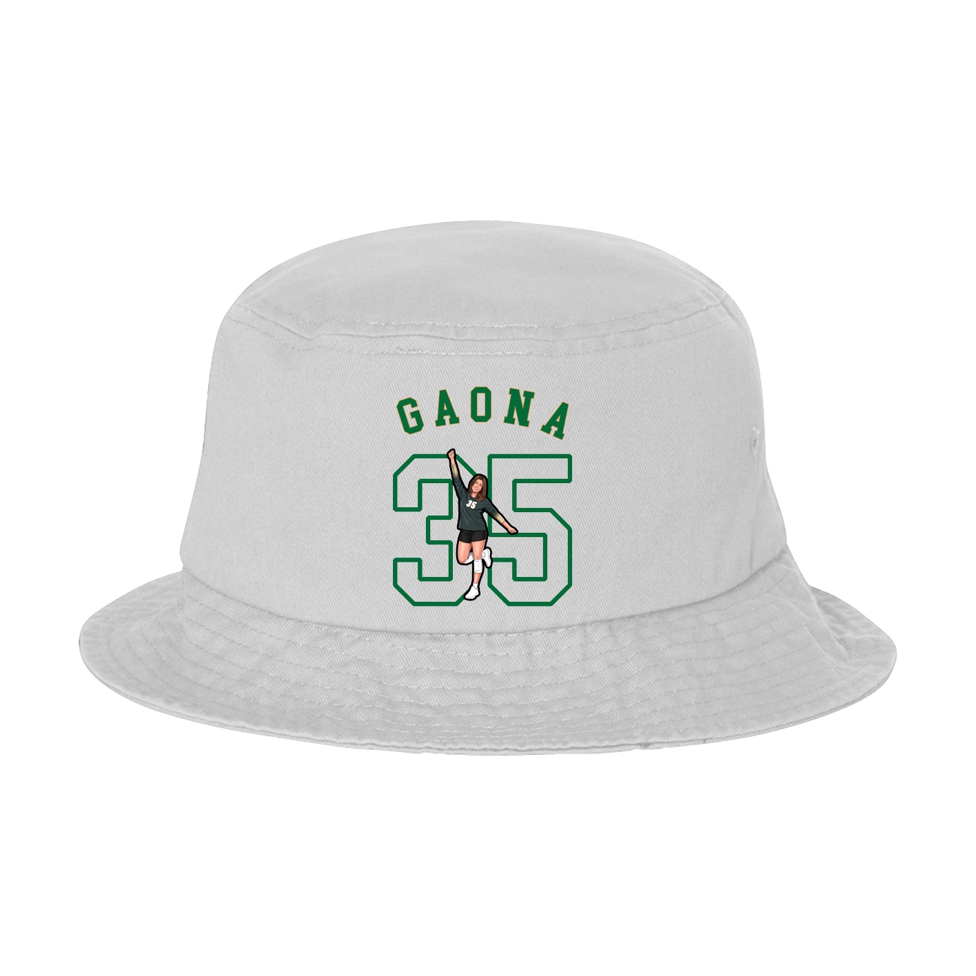 Bucket Cap — Shirsey Arch in White