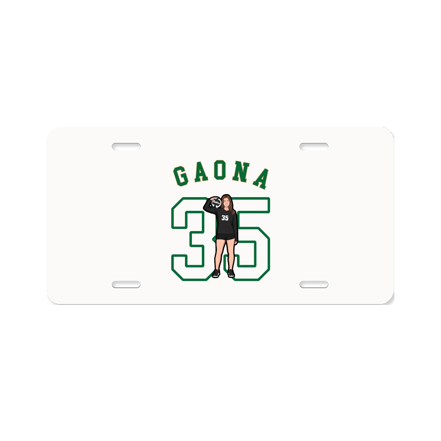 License Plate — Shirsey Arch in Classic