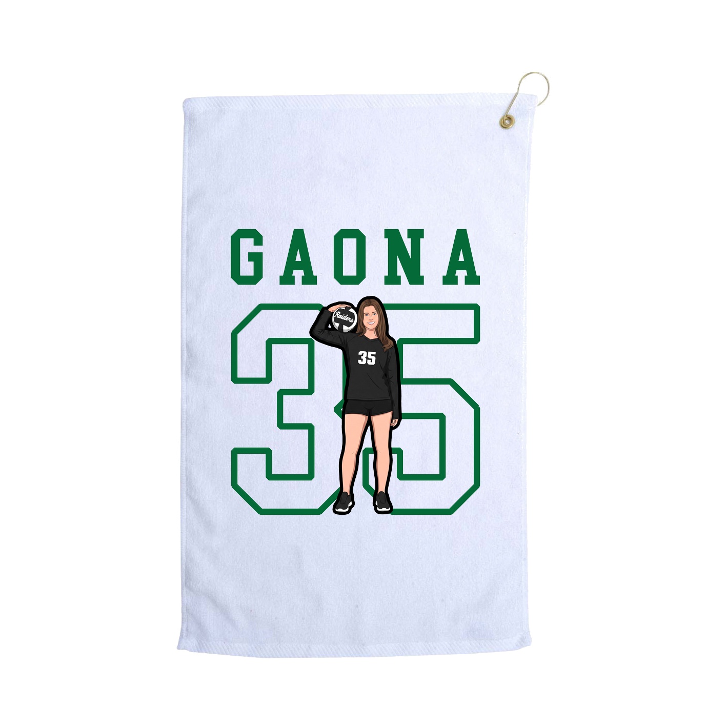 Golf Towel — Shirsey in White
