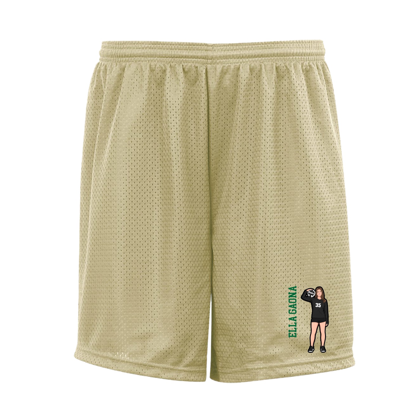 Shorts — Name Vertical in Vegas Gold