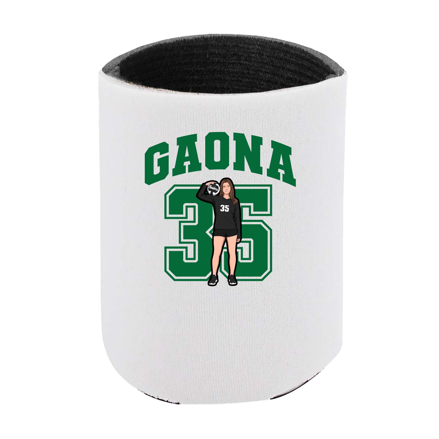 Can Holder — Number in White