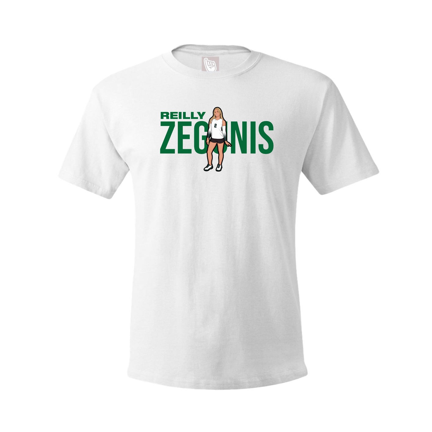 Youth Tee — Player Name in White
