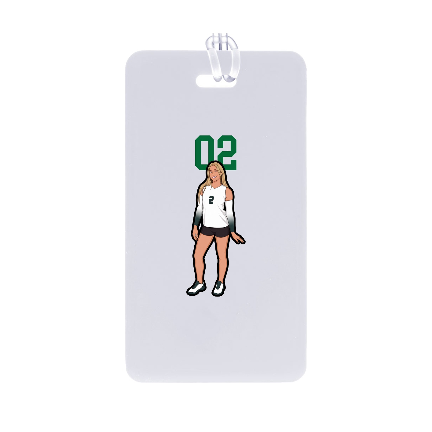 Bag Tag — Number Top in Classic
