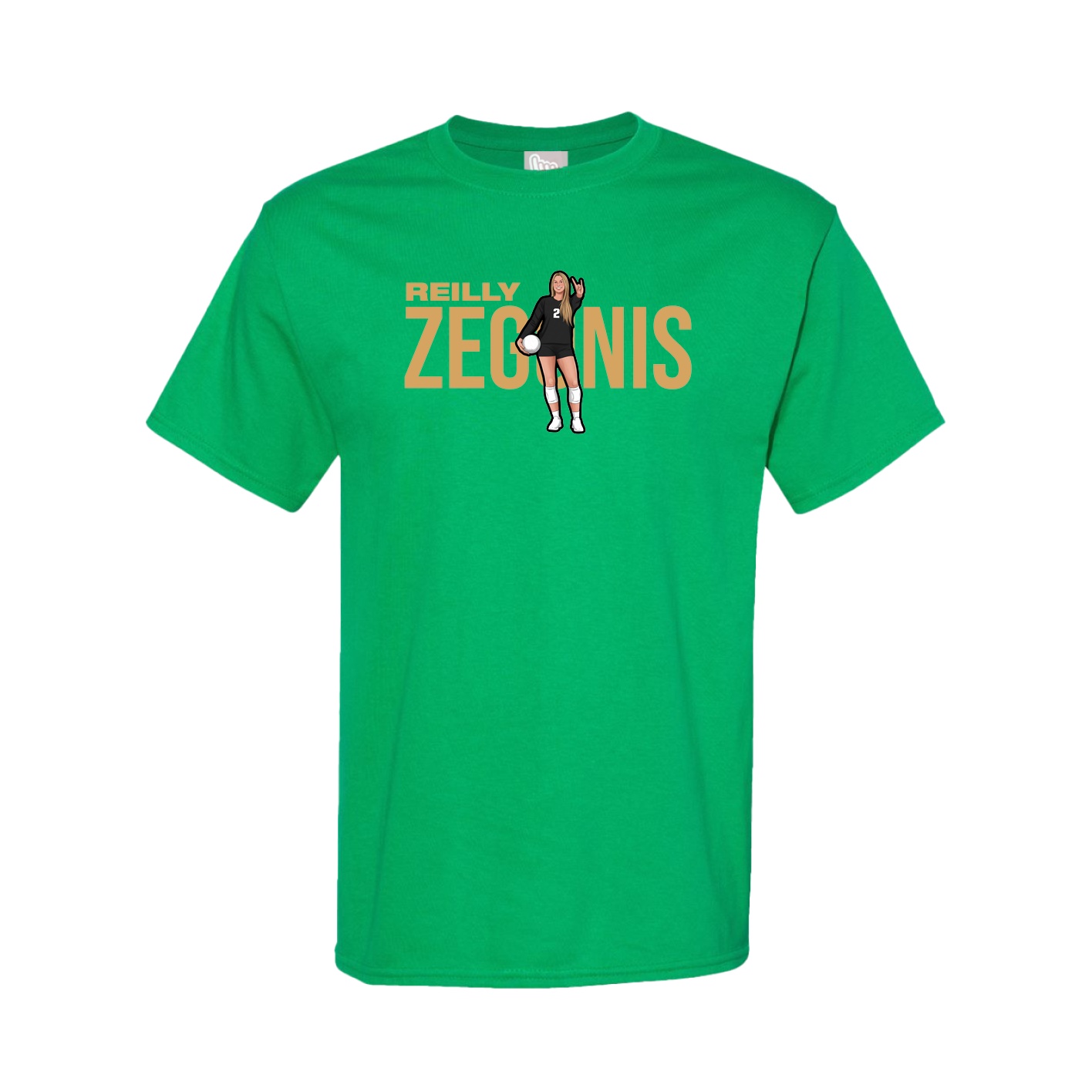 Tee — Player Name in Green