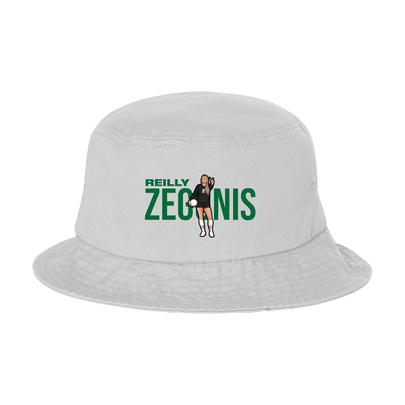Bucket Cap — Player Name in White