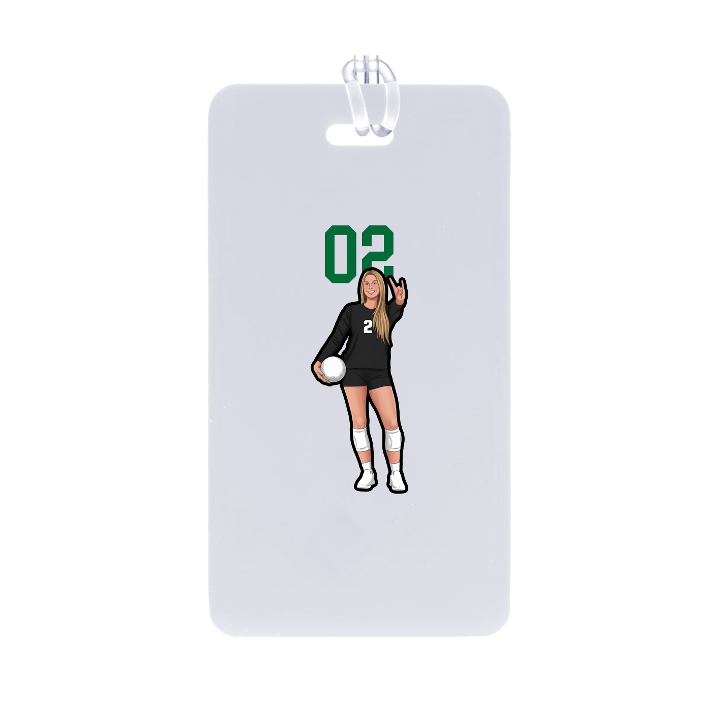 Bag Tag — Number Top in Classic