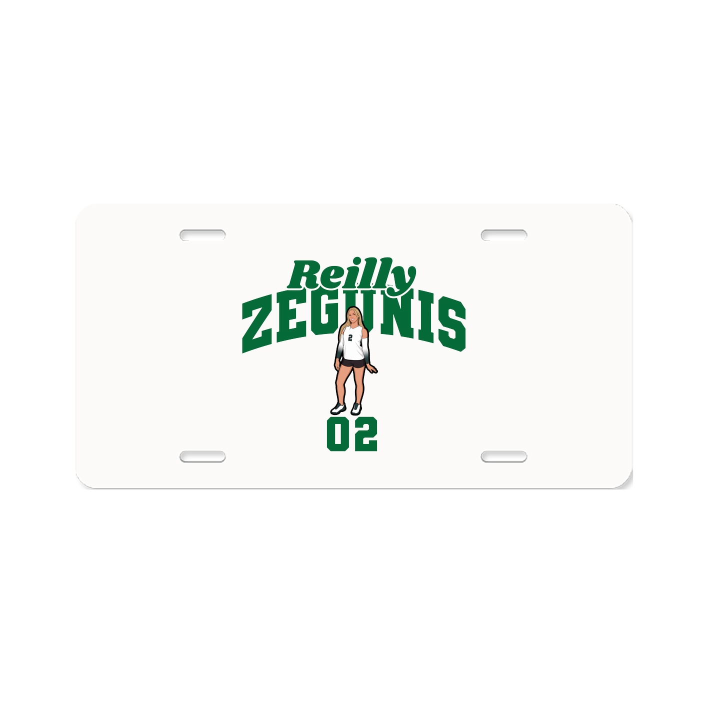 License Plate — Signature Arch in Classic