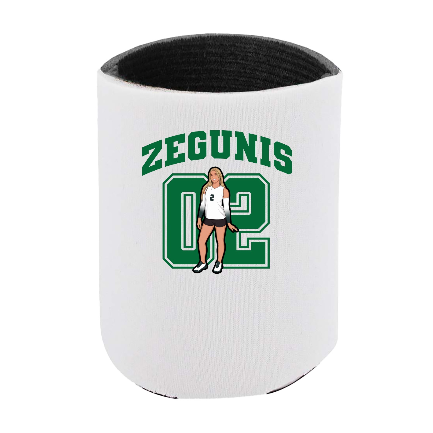 Can Holder — Number in White